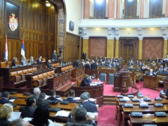 8. februar 2012. Sednica Prvog vanrednog zasedanja Narodne skupštine Republike Srbije u 2012. godini 